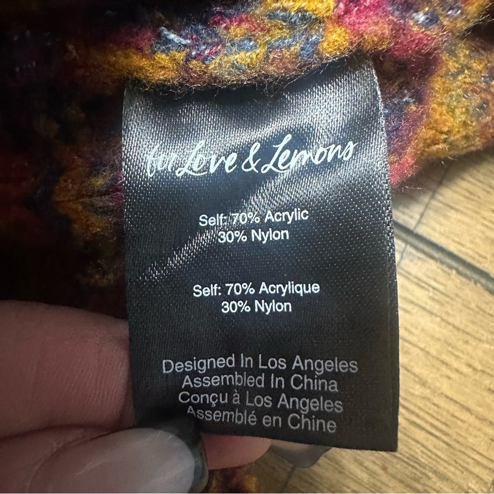 Love & Lemons Ruby Knit MockNeck Sweater Women’s Small NWOT - Picture 6 of 8